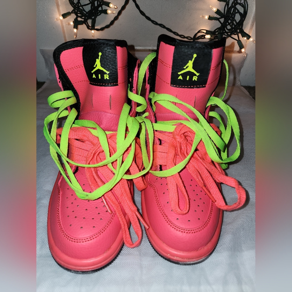 Nike Air Jordan Women's High-Top Sneakers (Custom Design By Me)
